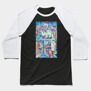 SAMUEL BECKETT sitting at the cafe - watercolor portrait Baseball T-Shirt